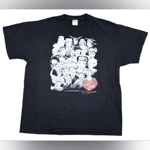 Y2K 2011 I Love Lucy 60 Years Print Jerzees T-Shirt Size (XL)